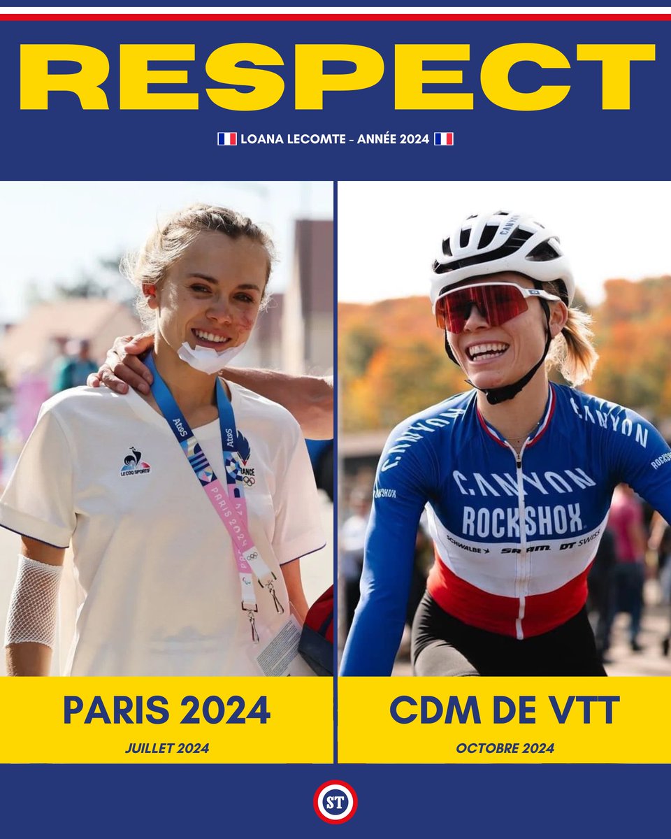 🇫🇷 Loana Lecomte de retour au sommet de son sport après la désillusion des Jeux de Paris 2024 ❤️

😞 Paris 2024
🥇 Dernière course de la saison sur la CDM de Mont-Saint-Anne

Très grande championne 🥇

📸 FFC / Canyon