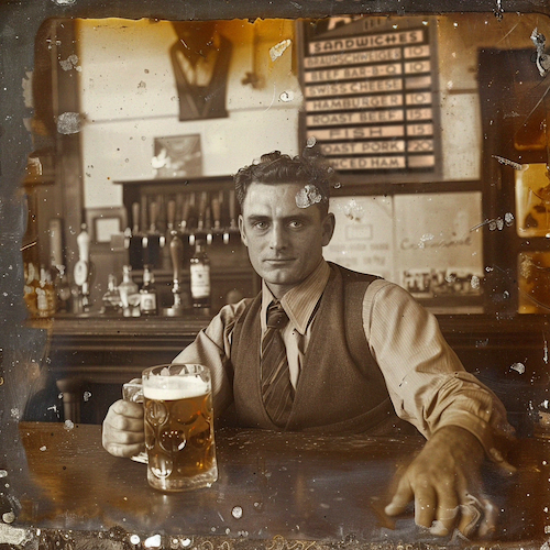 SudsofTime's tweet image. Suds of Time collection is now Available on OpenSea!!! Now Showing “Man Holding Beer Mug in Vintage Bar - 1930's era” as one of the Feature images 

opensea.io/assets/ethereu…