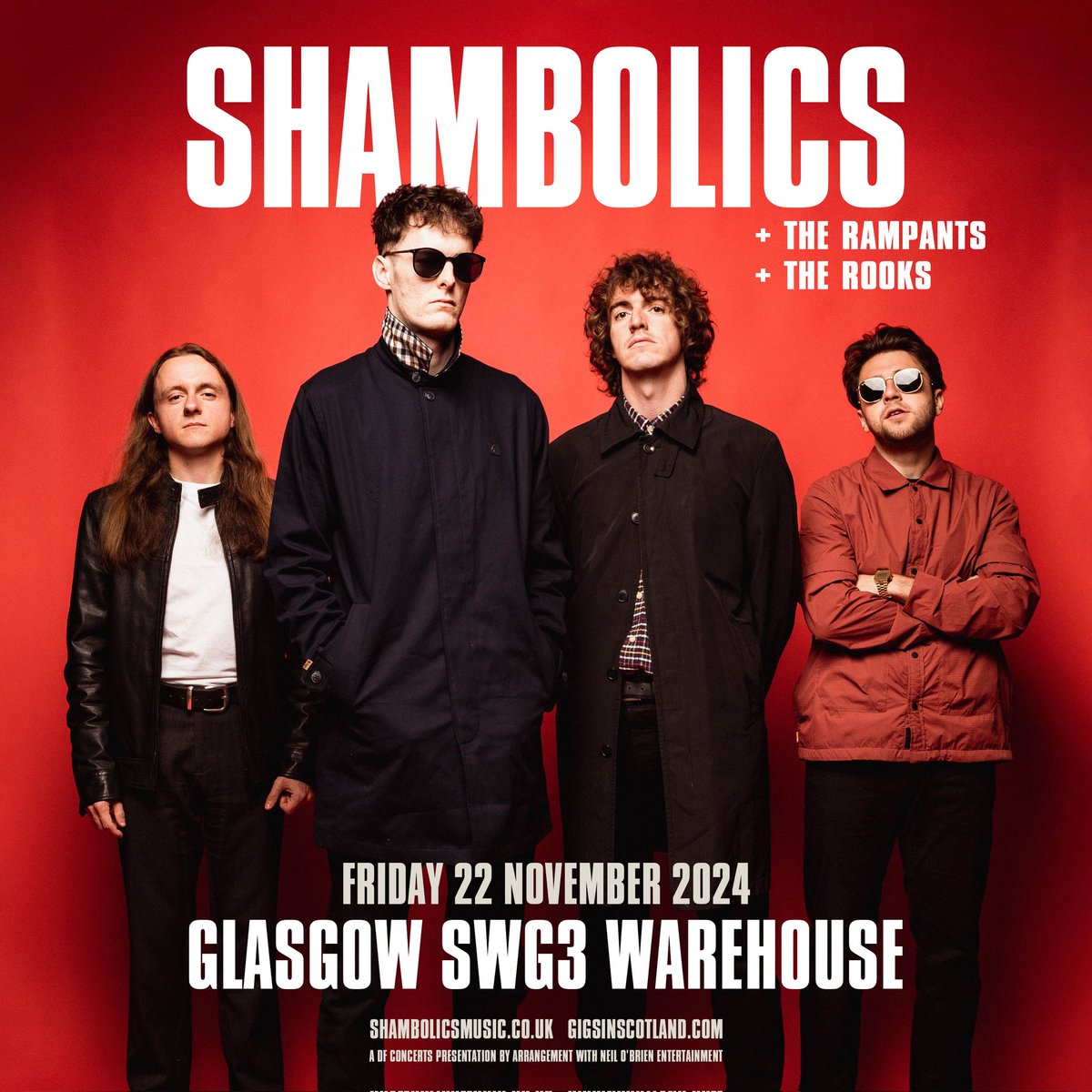 The Rampants (@the_rampants) on Twitter photo SHAMBOLICS ND AW THAT ๐ด๓ ง๓ ข๓ ณ๓ ฃ๓ ด๓ ฟ๐ด๓ ง๓ ข๓ ณ๓ ฃ๓ ด๓ ฟ
Buzzing to announce we will be supporting <a href="/shambolicsmusic/">Shambolics</a> at @swg3glasgow on Friday 22nd November ๐ฅ๐ฅ
We will be accompanied by our boys @therooksofficial
Tickets on sale now!!
<a href="/gigsinscotland/">Gigs in Scotland</a>
No Rampants.
No Party.
๐ด๓ ง๓ ข๓ ณ๓ ฃ๓ ด๓ ฟ๐ฆ SHAMBOLICS ND AW THAT ๐ด๓ ง๓ ข๓ ณ๓ ฃ๓ ด๓ ฟ๐ด๓ ง๓ ข๓ ณ๓ ฃ๓ ด๓ ฟ
Buzzing to announce we will be supporting <a href="/shambolicsmusic/">Shambolics</a> at @swg3glasgow on Friday 22nd November ๐ฅ๐ฅ
We will be accompanied by our boys @therooksofficial
Tickets on sale now!!
<a href="/gigsinscotland/">Gigs in Scotland</a>
No Rampants.
No Party.
๐ด๓ ง๓ ข๓ ณ๓ ฃ๓ ด๓ ฟ๐ฆ