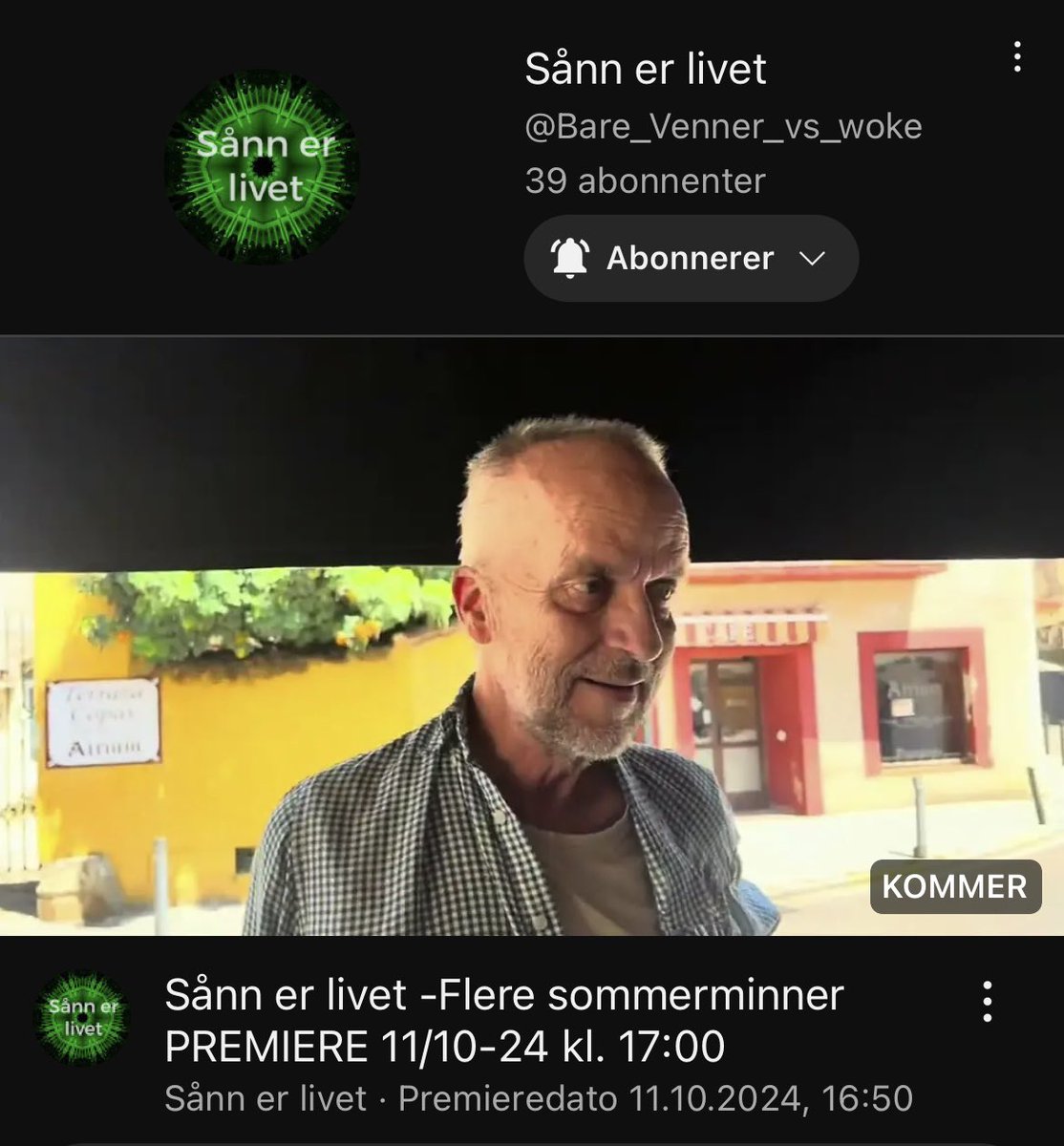 Sånn er livet -Flere sommerminner PREMIERE 11/10-24 kl. 17:00 youtu.be/asOzuiGBRkA?si…