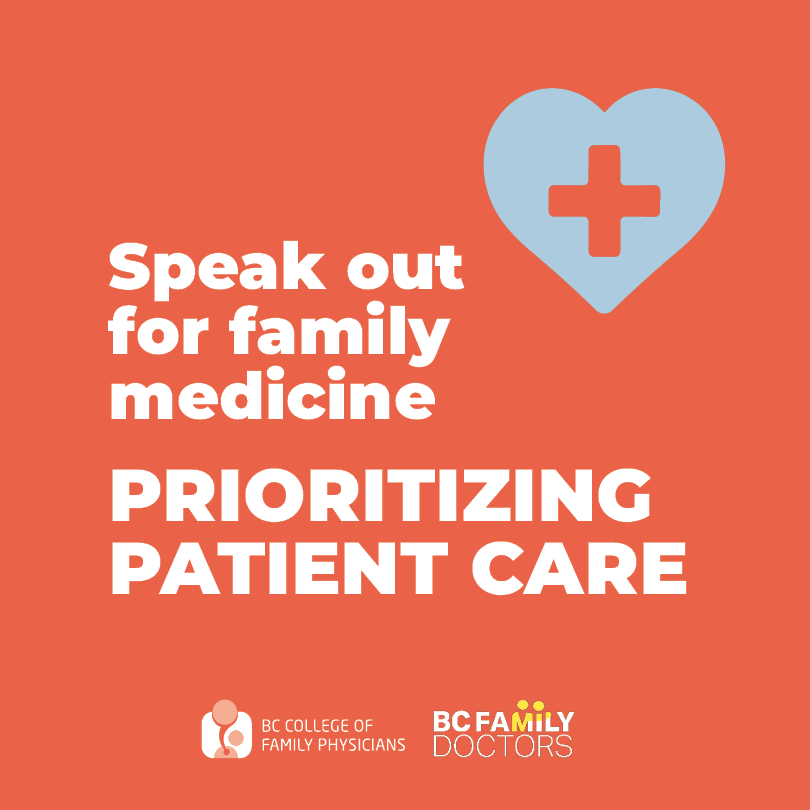 Patients are at the centre of everything that we do as family doctors.  That's why I am asking my provincial election candidates how they will be prioritizing patient care if elected.