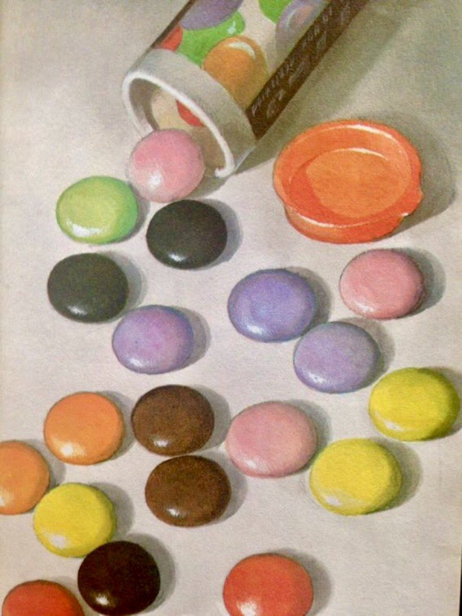 Beautiful everyday Ladybird things (1970)
Before the blue Smartie
Artist: Harry Wingfield