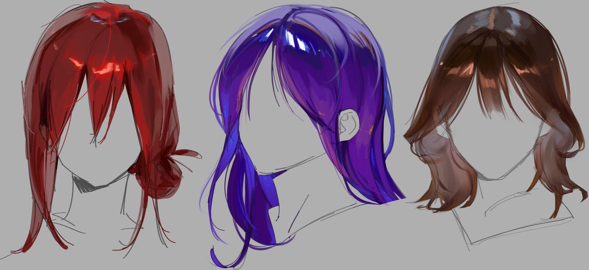 some hair practice idk