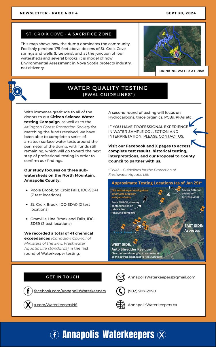📬NEWSLETTER - OCT, 2024
Please share!💧
#cleanuparlingtonheights
#NoToxicWasteInWetlands
#contaminatedleachate