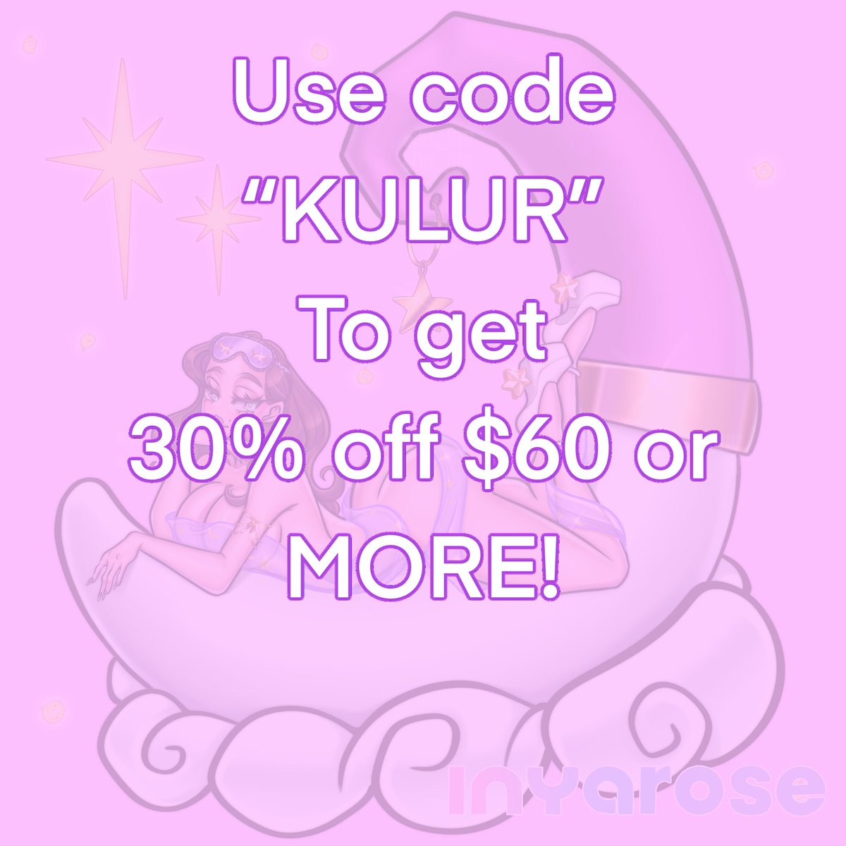 🎃Hi everyone! Ready for the hottest Halloween surprise ever? 👻 I’m super excited to tell you that <a href="/inyarose_store/">Inyarose</a> is preparing an adult bash for this Halloween!
EXCLUSIVE DISCOUNT CODE: Use my code “KULUR” to get an instant 35% off $60 or more!