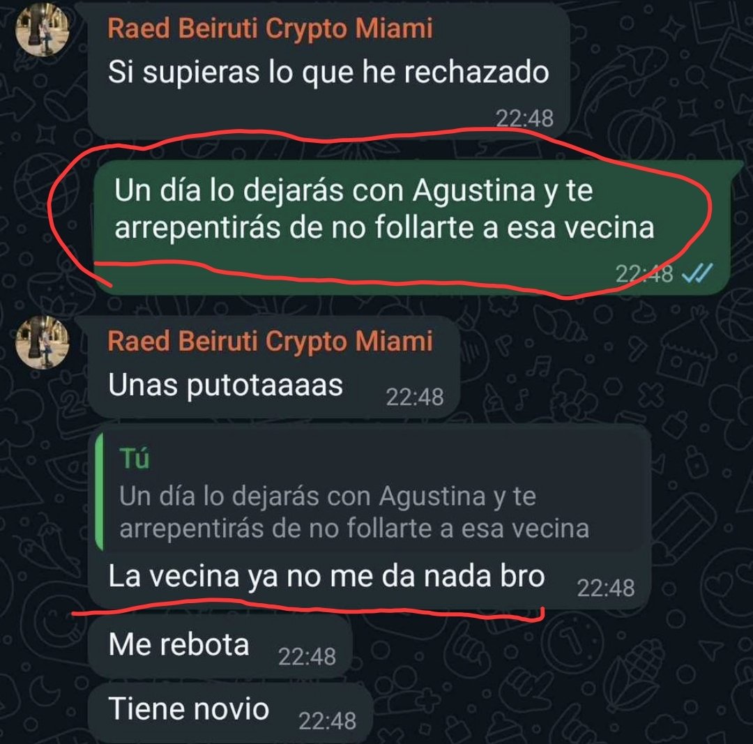 ❌️DALAS ESTA DESESPERADO❌️ DALAS quiere dejar a RAED de depredador sexual  por tomarse una foto a su vecina, pero en la otra captura que comparte le  decía a Raed que cuando su