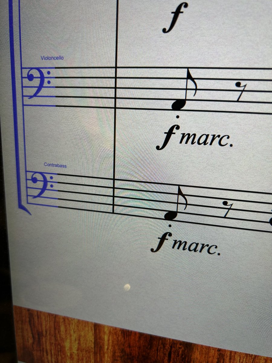 Only French string players called Marc should play loudly.