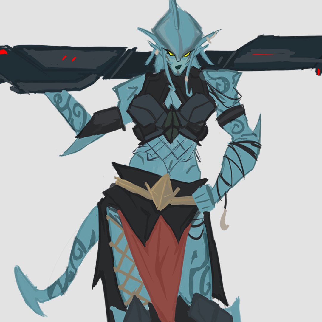 Doncept1's tweet photo. WIP 🐟 #artmoots #characterdesign https://t.co/rGreyllScU