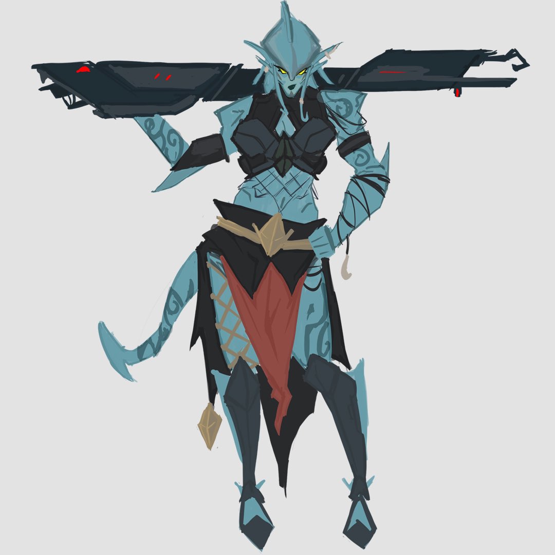 WIP 🐟 #artmoots #characterdesign