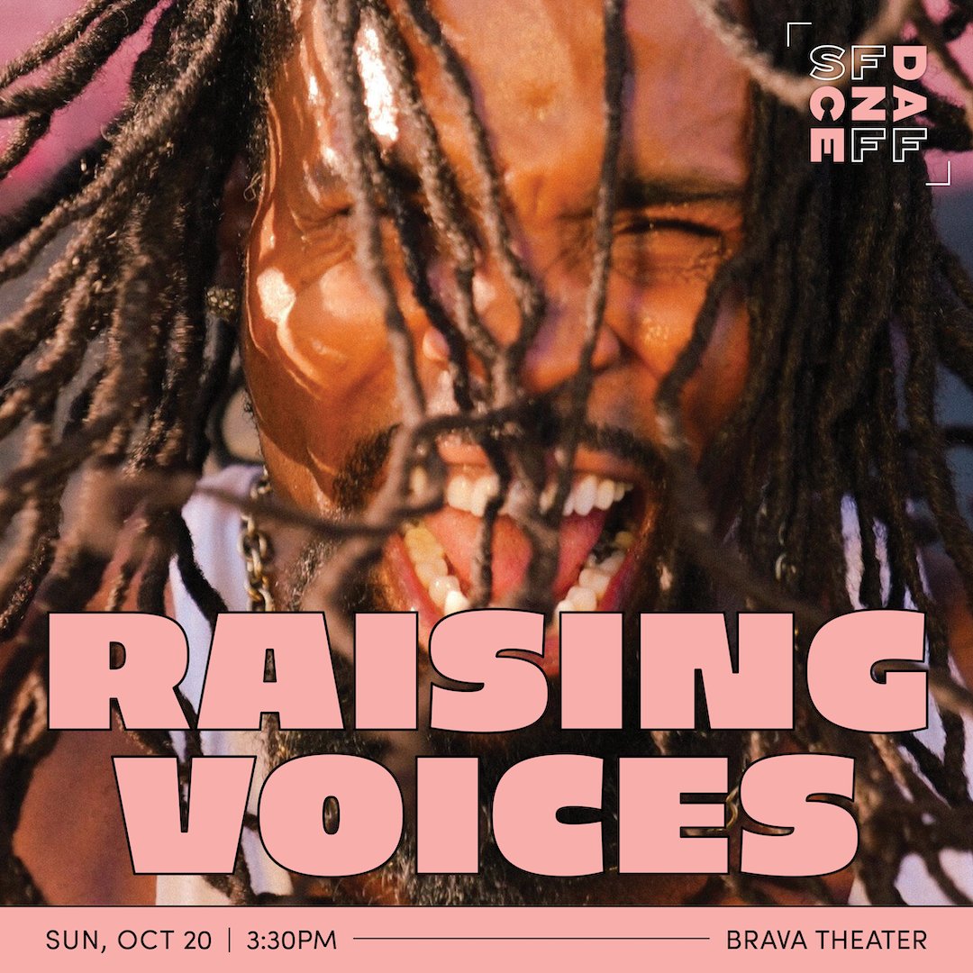 We are happy to be Co-Presenting for SFDFF’s 6th annual Raising Voices!These shorts program spotlights the work of traditionally under-represented artists and amplifies their powerful messages of social justice and belonging.

Get Tickets: sfdancefilmfest.org/film/raising-v…