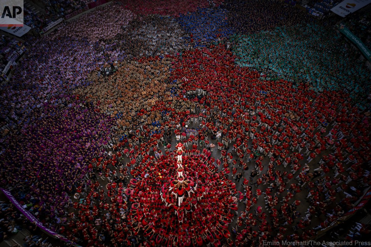This weekend the 29th Catalan Human Tower ("Castells") Competition was held in Tarragona, Catalonia, which first took place in 1932. The best 30 teams of "castellers" competed for the championship title, being Vilafranca the victor.

Photos by <a href="/EmilioMorenatti/">Emilio Morenatti</a>.