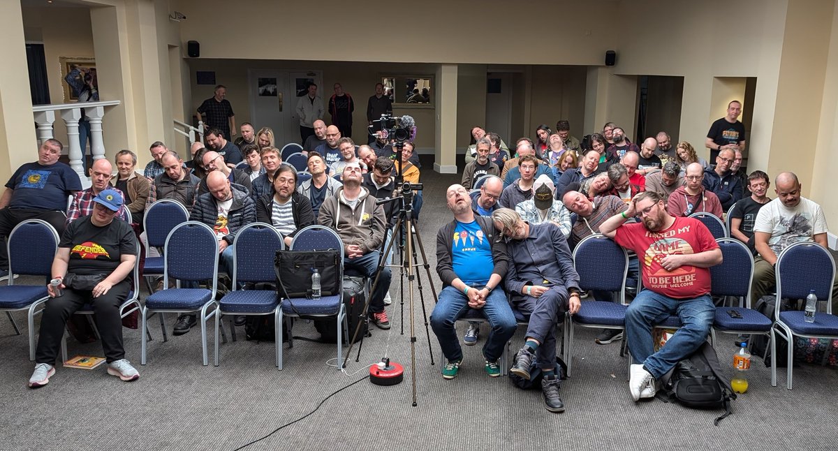 Gave a talk at #PlayExpo Blackpool to anenthusiastic crowd!  😄 <a href="/ReplayEvents/">Replay Events</a>