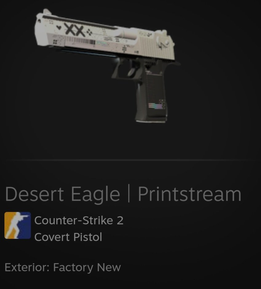 Royals (@royals_ec) on Twitter photo To celebrate our relaunch and cs team, we are giving away this Desert Eagle Printstream Factory New.
To enter:
Follow us - @Royals_CS
Follow the team - <a href="/swaggyavi/">Kyle Wilson</a> <a href="/addiiCS2/">Andreas Wallenberg</a> <a href="/shaterics/">shateri</a> <a href="/oskvrxd/">oskvr</a> @ErsinCS_ <a href="/waZzCS2/">waZz</a>
RT + Like
Tag a friend!
Good Luck, drawn 15.10!
#Giveaway #cs2 To celebrate our relaunch and cs team, we are giving away this Desert Eagle Printstream Factory New.
To enter:
Follow us - @Royals_CS
Follow the team - <a href="/swaggyavi/">Kyle Wilson</a> <a href="/addiiCS2/">Andreas Wallenberg</a> <a href="/shaterics/">shateri</a> <a href="/oskvrxd/">oskvr</a> @ErsinCS_ <a href="/waZzCS2/">waZz</a>
RT + Like
Tag a friend!
Good Luck, drawn 15.10!
#Giveaway #cs2