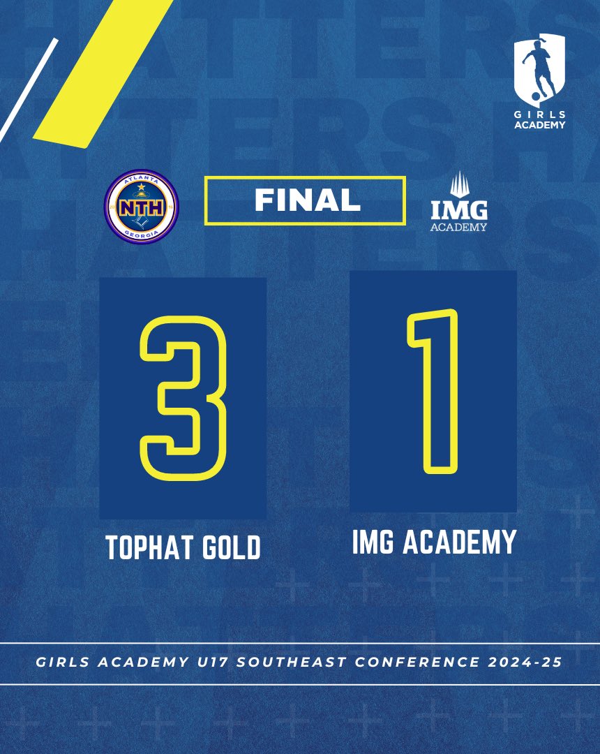 Tophat 08 Gold GA (@tophat08ga) on Twitter photo We fought hard for a 3-1 victory against a tough and physical team today! Hats off to Mady Wright for her two clutch assists!!
⚽️ <a href="/Kenzo_soccer_21/">McKenzie Godfrey #21</a>
⚽️ <a href="/ElizaBarber2027/">Eliza Barber</a>
⚽️ <a href="/MaliMouk13/">Maliah Moukarzel</a>
🅰️🅰️ <a href="/mady_wright_/">Madilyn Wright</a>
🅰️ <a href="/noorbehesht11/">Nicole Noorbehesht #11 ⚽🎩 U17 Tophat Gold ⭐</a> We fought hard for a 3-1 victory against a tough and physical team today! Hats off to Mady Wright for her two clutch assists!!
⚽️ <a href="/Kenzo_soccer_21/">McKenzie Godfrey #21</a>
⚽️ <a href="/ElizaBarber2027/">Eliza Barber</a>
⚽️ <a href="/MaliMouk13/">Maliah Moukarzel</a>
🅰️🅰️ <a href="/mady_wright_/">Madilyn Wright</a>
🅰️ <a href="/noorbehesht11/">Nicole Noorbehesht #11 ⚽🎩 U17 Tophat Gold ⭐</a>