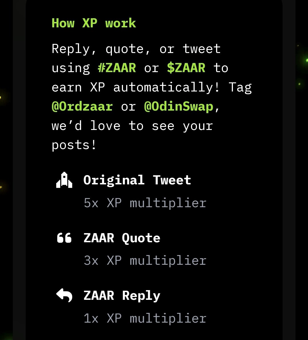 The first-ever SocialFi community for $ZAAR on BTC Runes! 

Join the $ZAAR movement and be part of the Token Launch this October! 

don’t joke around