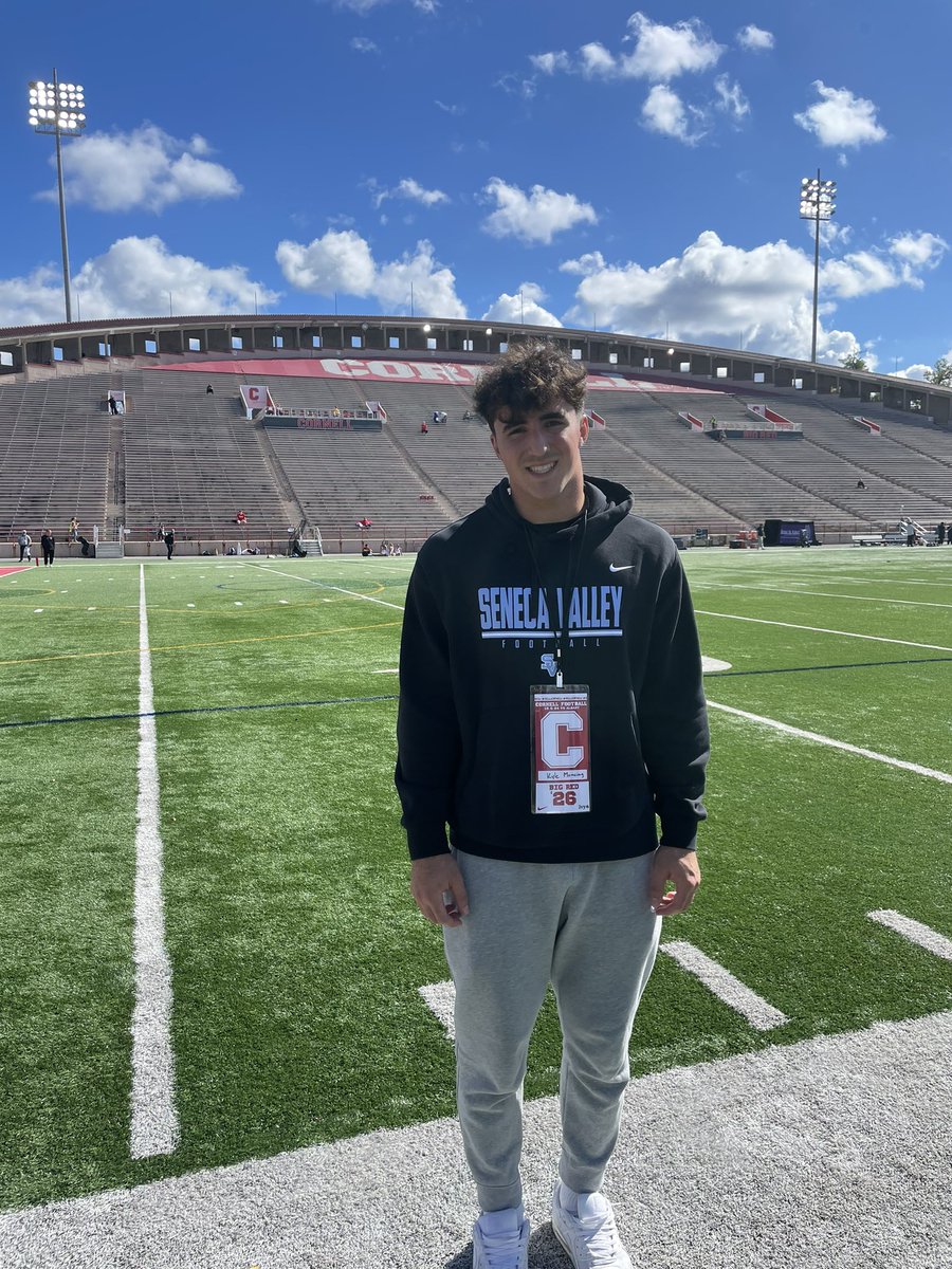 Kyle Mancing (@kylemancing) on Twitter photo Had a great visit at Cornell University yesterday! Thank you to all the coaches for having me out!
<a href="/Coach_Hatcher20/">Mike Hatcher</a> <a href="/DanSwanstrom/">Dan Swanstrom</a> <a href="/BigRed_Football/">Cornell Football</a> <a href="/wpialsportsnews/">WPIAL Sportsmen</a> @On3Recruits <a href="/SVRaiderFB/">SenecaValleyFB</a> Had a great visit at Cornell University yesterday! Thank you to all the coaches for having me out!
<a href="/Coach_Hatcher20/">Mike Hatcher</a> <a href="/DanSwanstrom/">Dan Swanstrom</a> <a href="/BigRed_Football/">Cornell Football</a> <a href="/wpialsportsnews/">WPIAL Sportsmen</a> @On3Recruits <a href="/SVRaiderFB/">SenecaValleyFB</a>