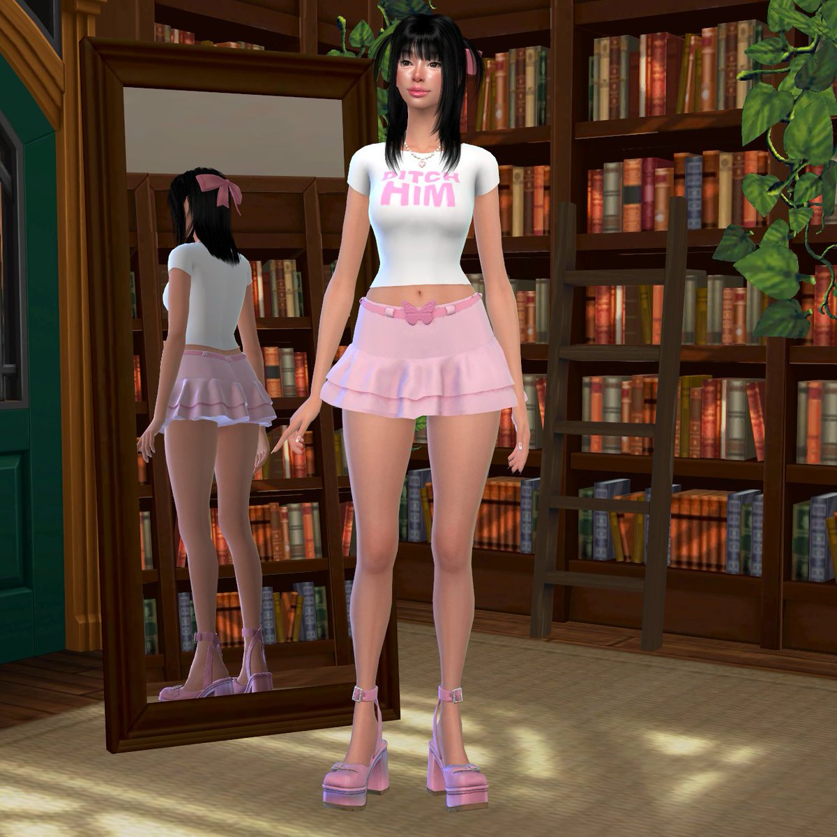 CilliaAyame's tweet photo. Downloaded some cute cc for Miss Minji 🤭#ShowUsYourSims #simslife #Sims4Cc https://t.co/pRWfOWCECr
