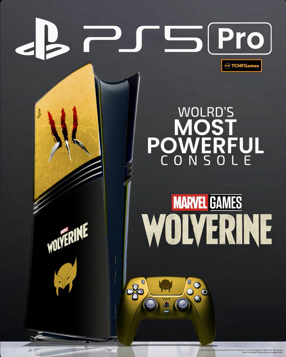 Wolverine PS5 Pro - Worlds Most Powerful Console 

- PS5 | PS5Themes | Playstation