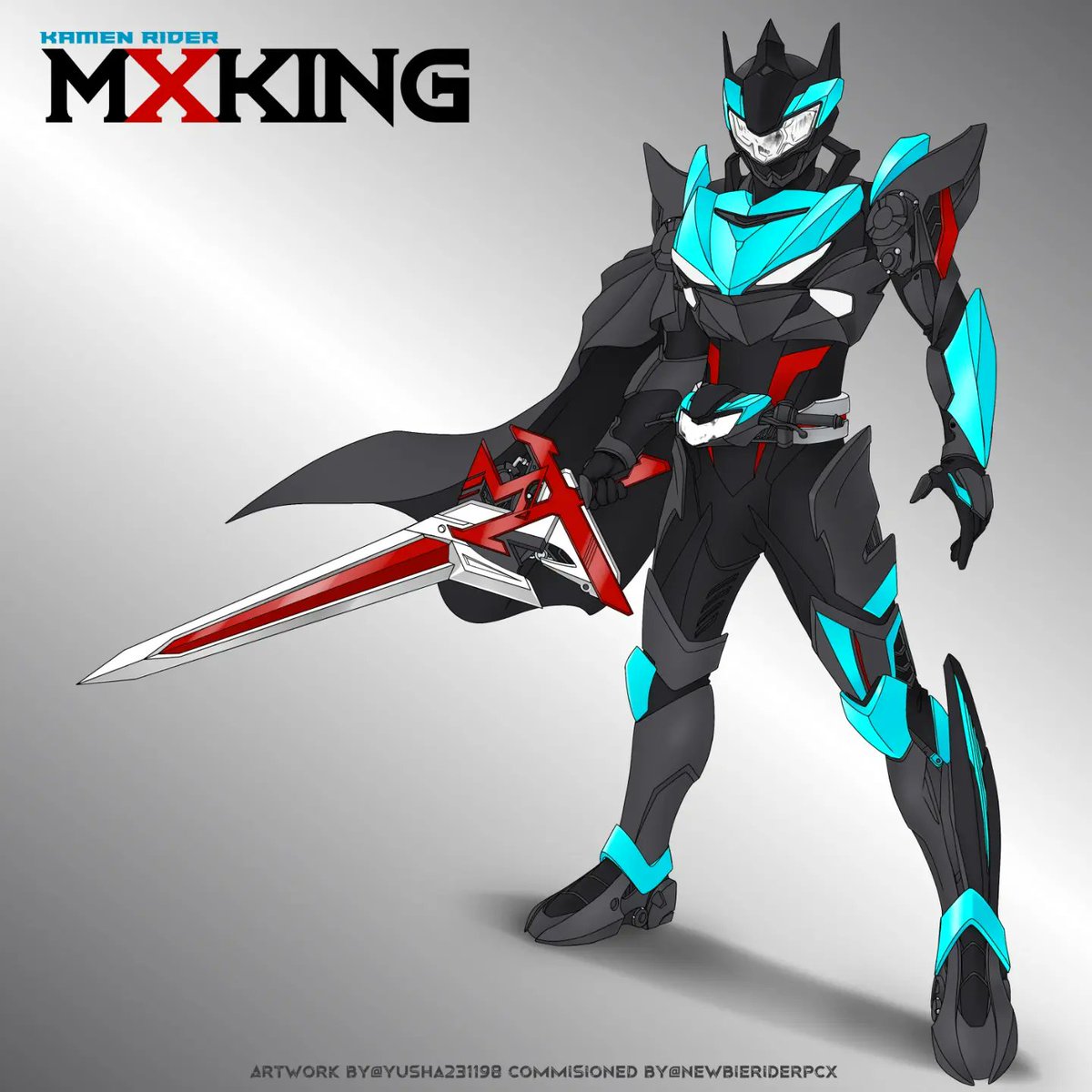 yusha231198's tweet photo. Bow your head to me and say "all hail Kamen Rider MxKing"!!
With my speed, I will achieve glory
Kamen rider MxKing based on MX king Motorbike
Concept by@newbieriderpcx
#kamenrider #kamenriderconceptart #reiwarider #kamenridergeats #tokusatsu #mxking #motorider https://t.co/6xolRoPbZ4