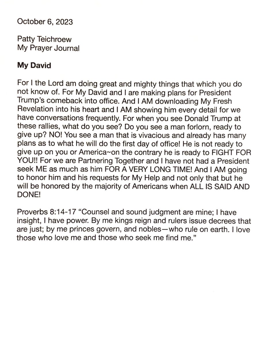 plteich's tweet photo. God’s plans revealed regarding DJT…from last year https://t.co/vi8tvzB846