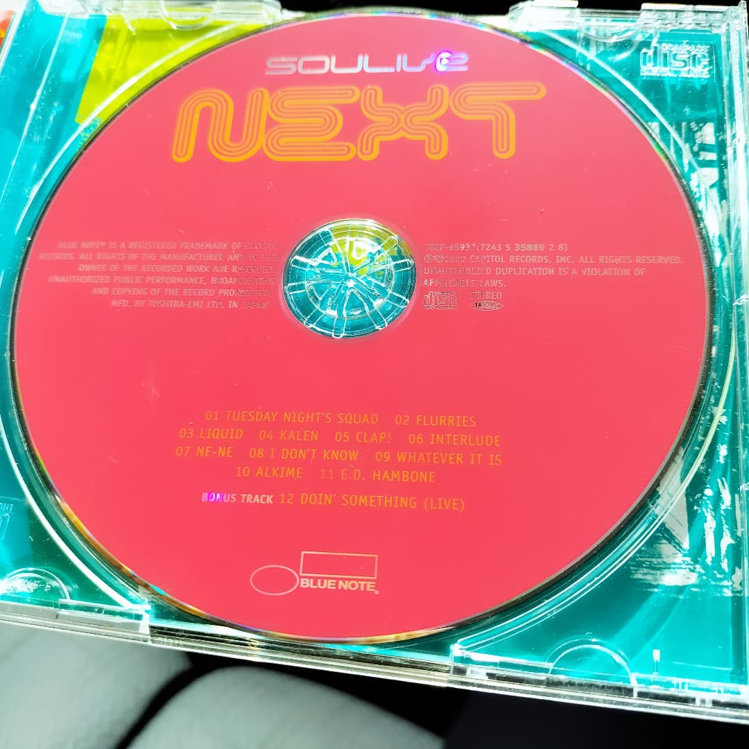 Toyskameta's tweet photo. 本日の出勤BGMは
Soulive / Next
でした
#出勤BGM #soulive https://t.co/PqztuTui2q