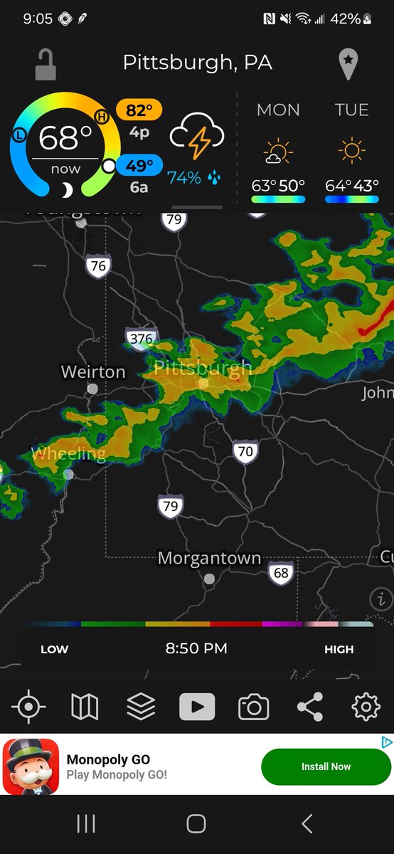 TheTweetSports's tweet photo. @KurtBenkert Weather will be clear the rest of the night 🤷‍♂️ https://t.co/FajIiNKXDK