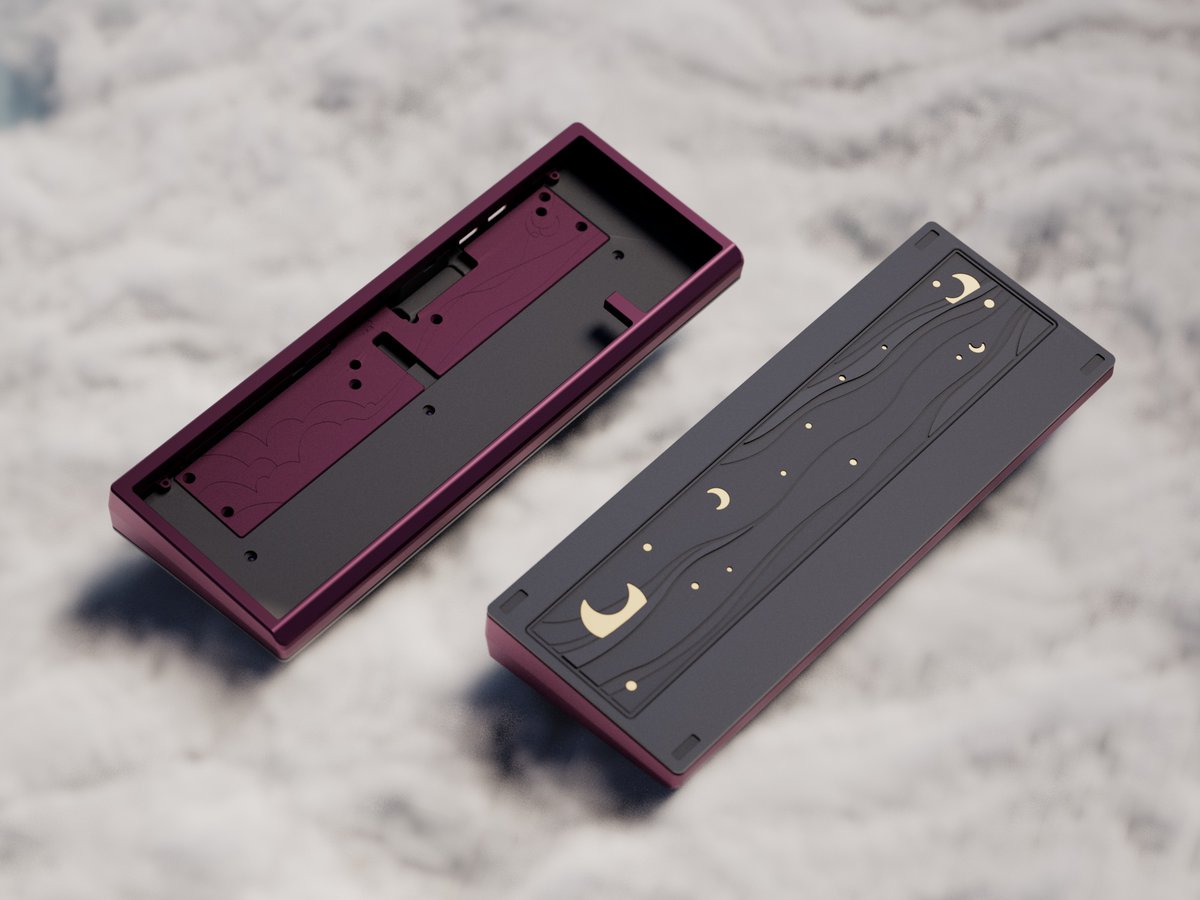 Just one left remaining for the Reverie group buy!

The Nightcap Special Edition features a red top and dark grey bottom with a dark grey outer weight and sandblasted accent.

Group buy live through October 13th at 11:59PM ET.

ETA Q2 2025.

#alchemistkeyboards #reverie