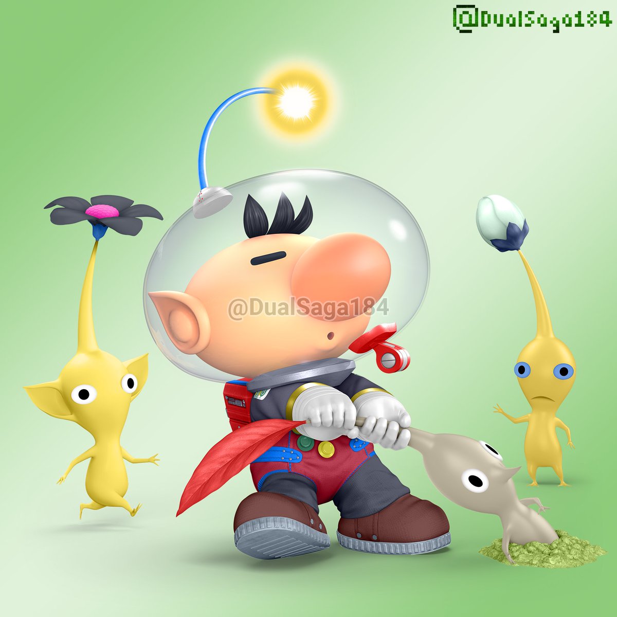 DualSaga184's tweet photo. Space Dandy Olimar #SaveSmash https://t.co/XE7q3hE4hT