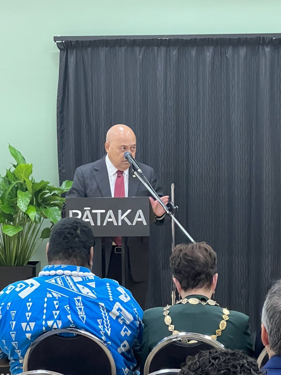 Glad to launch the Fijian Language Week 2024 in NZ in Porirua, Wellington this morning. Fijian language is a living testament to our history and a bridge that connects us to our ancestors and our future generations. Great to see Mayor of Porirua Ms Anita Baker supporting us.