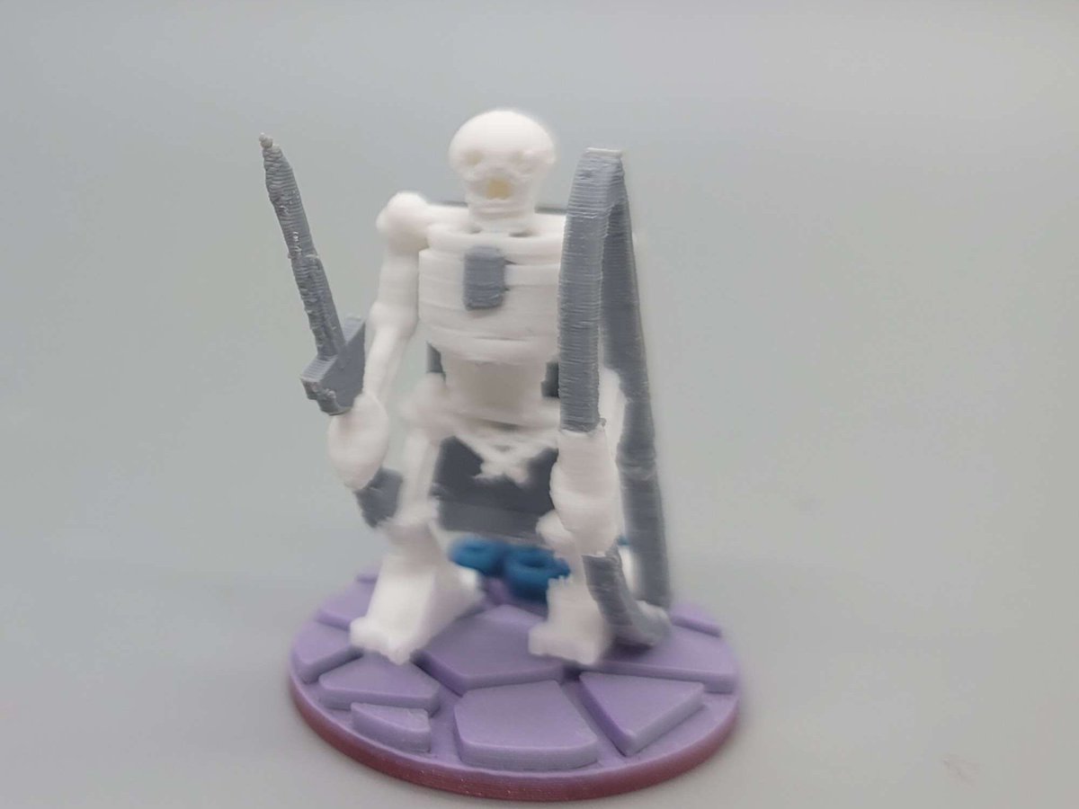 thefreeheathen's tweet image. Lead your Skellybots to victory with FHW Skellybot Archer Captain! This meticulously designed 3D model is a game-changer in your RPGs. A work of art that brings Sci-Fi gaming experience to life. Discover more: than.gs/m/1150327" #3DModeling #SciFiMiniatures @Thangs3D #fhw