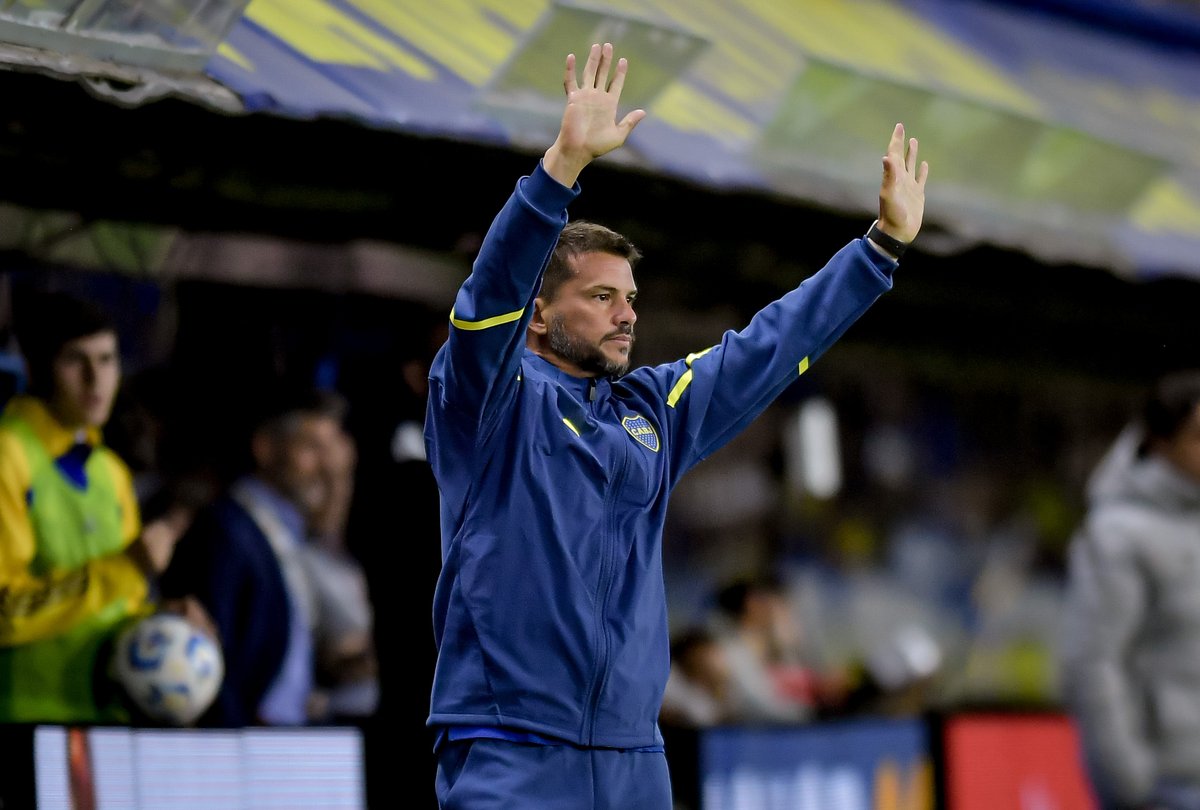 Mariano Herrón, DT interino de Boca.
