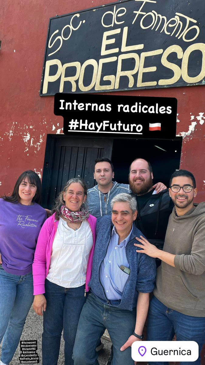 martinsanchez05's tweet photo. Hoy estuvimos acompañando a los amigos de #Guernica en su renovación partidaria #HayFuturo #Evolucion https://t.co/p85iiQRHRX