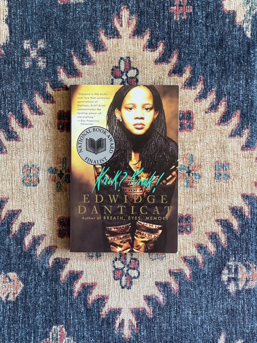 wombhousebooks's tweet photo. Krik? Krak! by Edwidge Danticat. Paperback, 1995. #edwidgedanticat https://t.co/MHF4JEqNR6 https://t.co/iYF0T80bM4