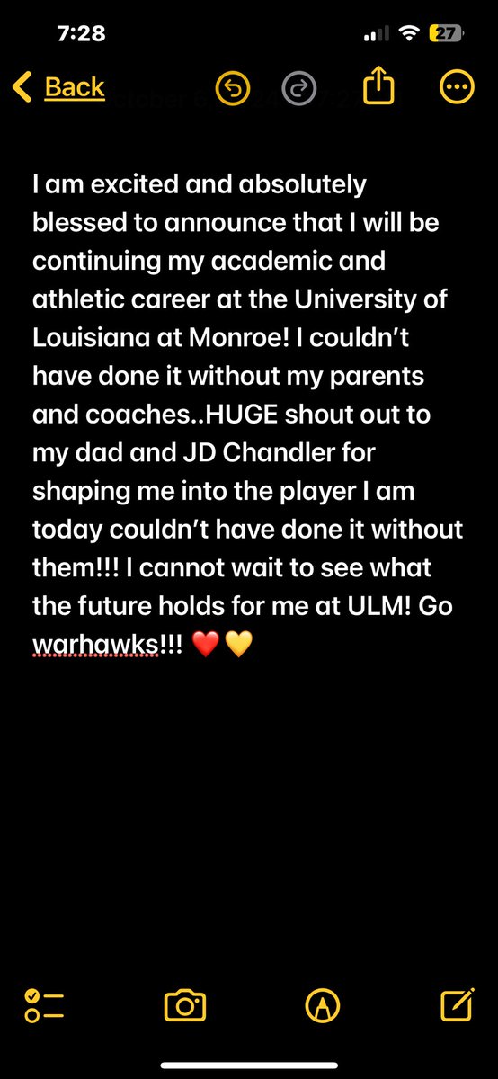 Kylee Bishop (@kyleebishop08) on Twitter photo More than honored to be a Warhawk at ULM!! ❤️💛 <a href="/ULM_Softball/">ULM Softball</a> <a href="/JdChandler78/">James Chandler</a> <a href="/Strykers27_Nat/">Strykers National Williams-Yates-27</a> <a href="/molly_fichtner/">Molly Fichtner</a> <a href="/leawodach/">Lea Wodach</a> <a href="/da_shipley99/">Daniel Shipley</a> <a href="/paul_miklovic/">Paul Miklovic</a> More than honored to be a Warhawk at ULM!! ❤️💛 <a href="/ULM_Softball/">ULM Softball</a> <a href="/JdChandler78/">James Chandler</a> <a href="/Strykers27_Nat/">Strykers National Williams-Yates-27</a> <a href="/molly_fichtner/">Molly Fichtner</a> <a href="/leawodach/">Lea Wodach</a> <a href="/da_shipley99/">Daniel Shipley</a> <a href="/paul_miklovic/">Paul Miklovic</a>