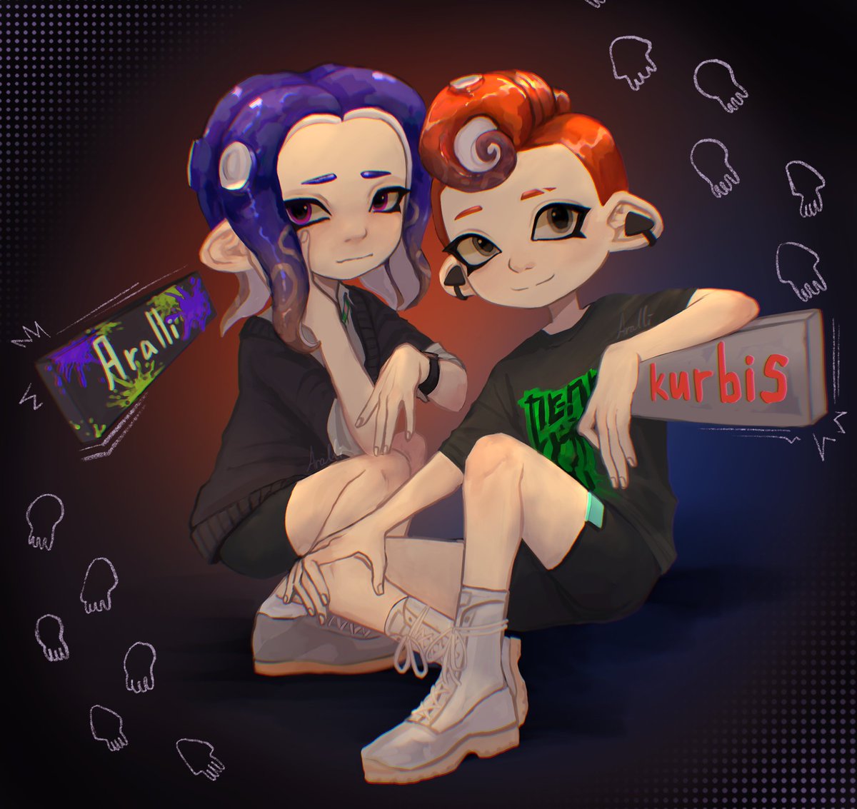 Aralli__'s tweet photo. Hide and sleek!!
🐙🌈🎇

#Splatoon #Splatoon3  #octoling #splatoon_art #splatoonart #splatoonoc #splatoon_oc https://t.co/z8gDIDwELL