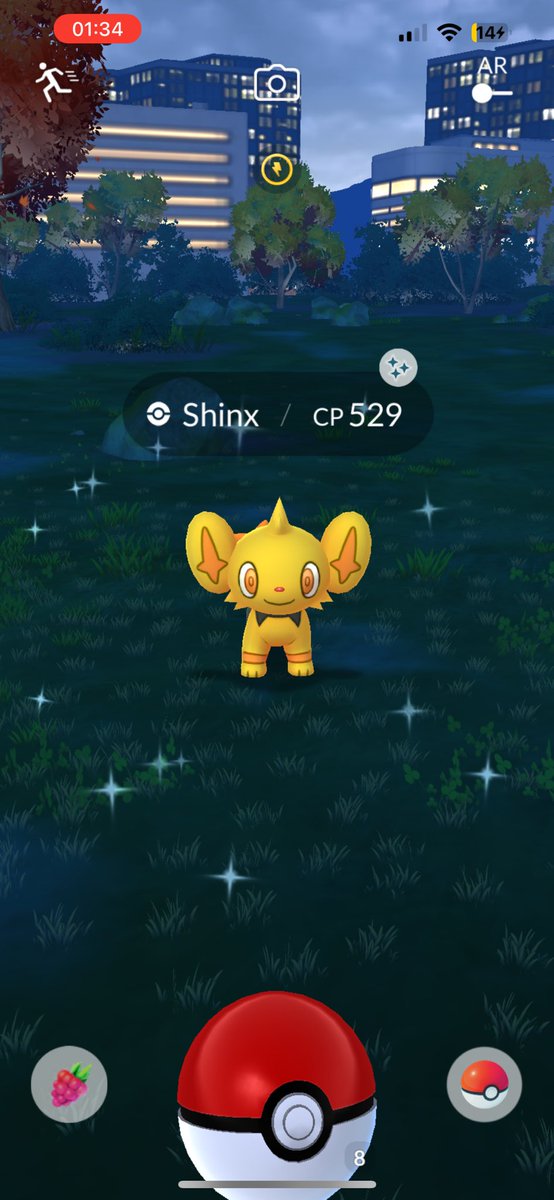 ImAProDad's tweet photo. I WAS NOT EXPECTING THAT ✨SHINY SHINX #ShinyPokemon  #PokemonGO https://t.co/YXuL6nPWS4
