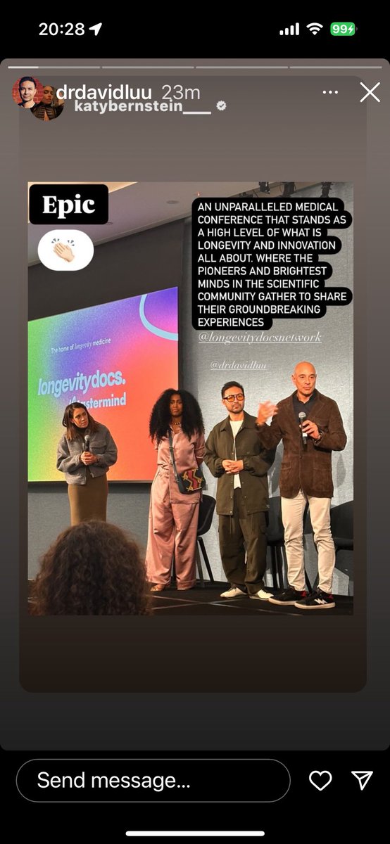zahifayad's tweet photo. What an incredible and inspiring weekend conference #longevitydocs and congrats to @DrDavidLuu and team for putting it together @MountSinaiNYC @BMEIIsinai #notafraid https://t.co/7UojRSl3KB