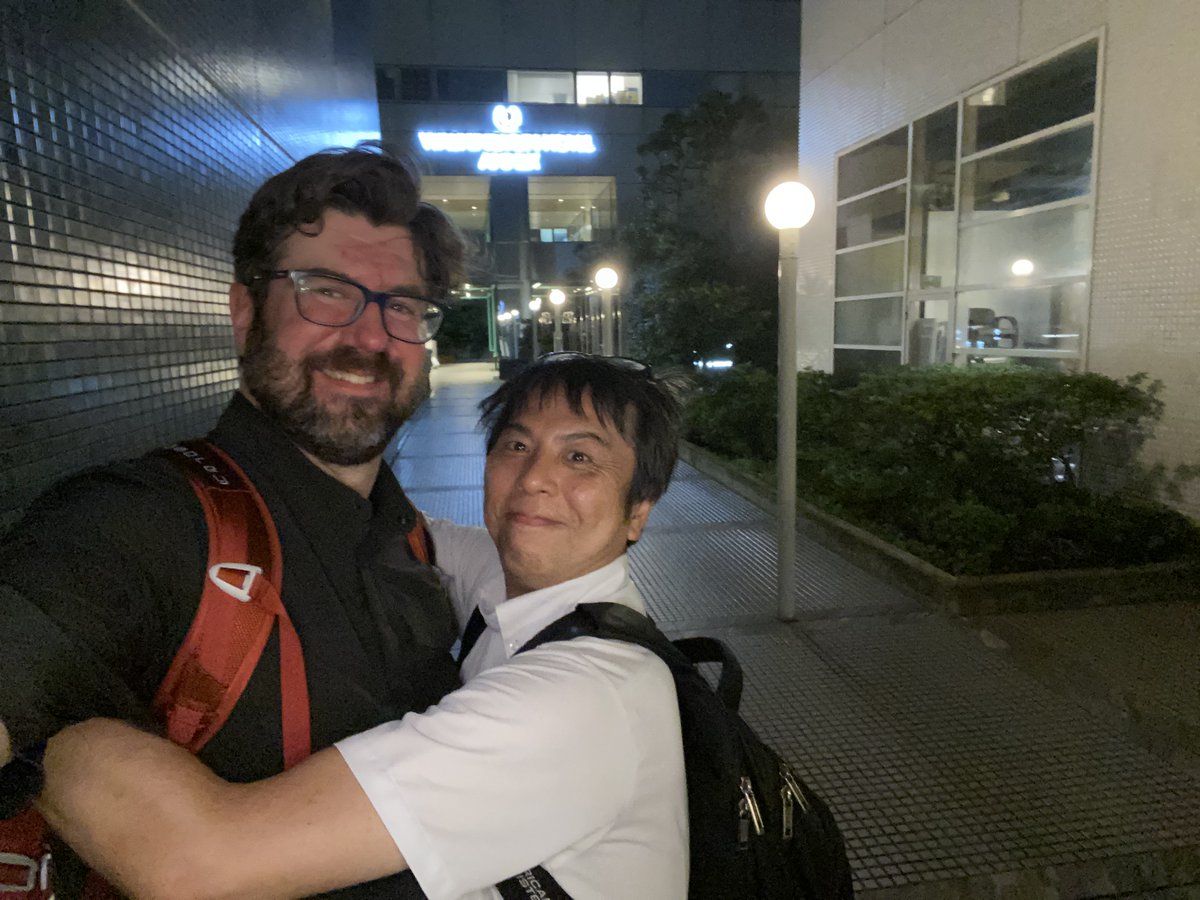 lab_sugimoto's tweet photo. そして...別れを惜しむ https://t.co/wDmi8anEYI