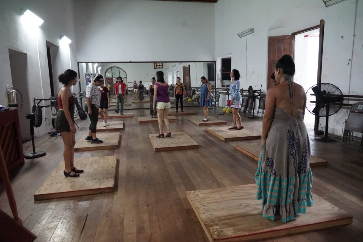 Con buen ritmo finalizaron los talleres “Tumbao Zacamandú”, impartido por Donají Esparza Reyes, y “Danza africana”, brindado por #OyuOro, en el <a href="/ExCBetlehemita/">Exconvento Betlehemita Centro Cultural</a> durante este #Afrocaribeño2024.

¡Muchas gracias a todas las personas que participaron!