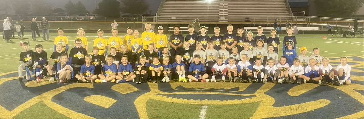 BentonBobcatFB's tweet photo. Another great year of Bobcat Flag Football. A huge thank you to all our volunteer coaches that make this a great experience for our kids! https://t.co/8StERdMJsy
