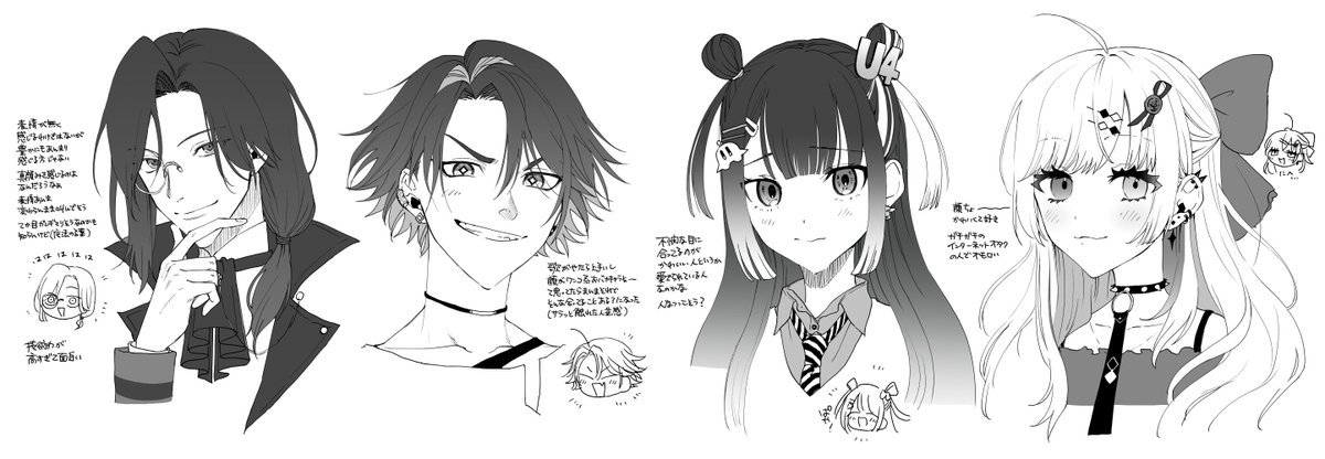 (Vの人)落書き 