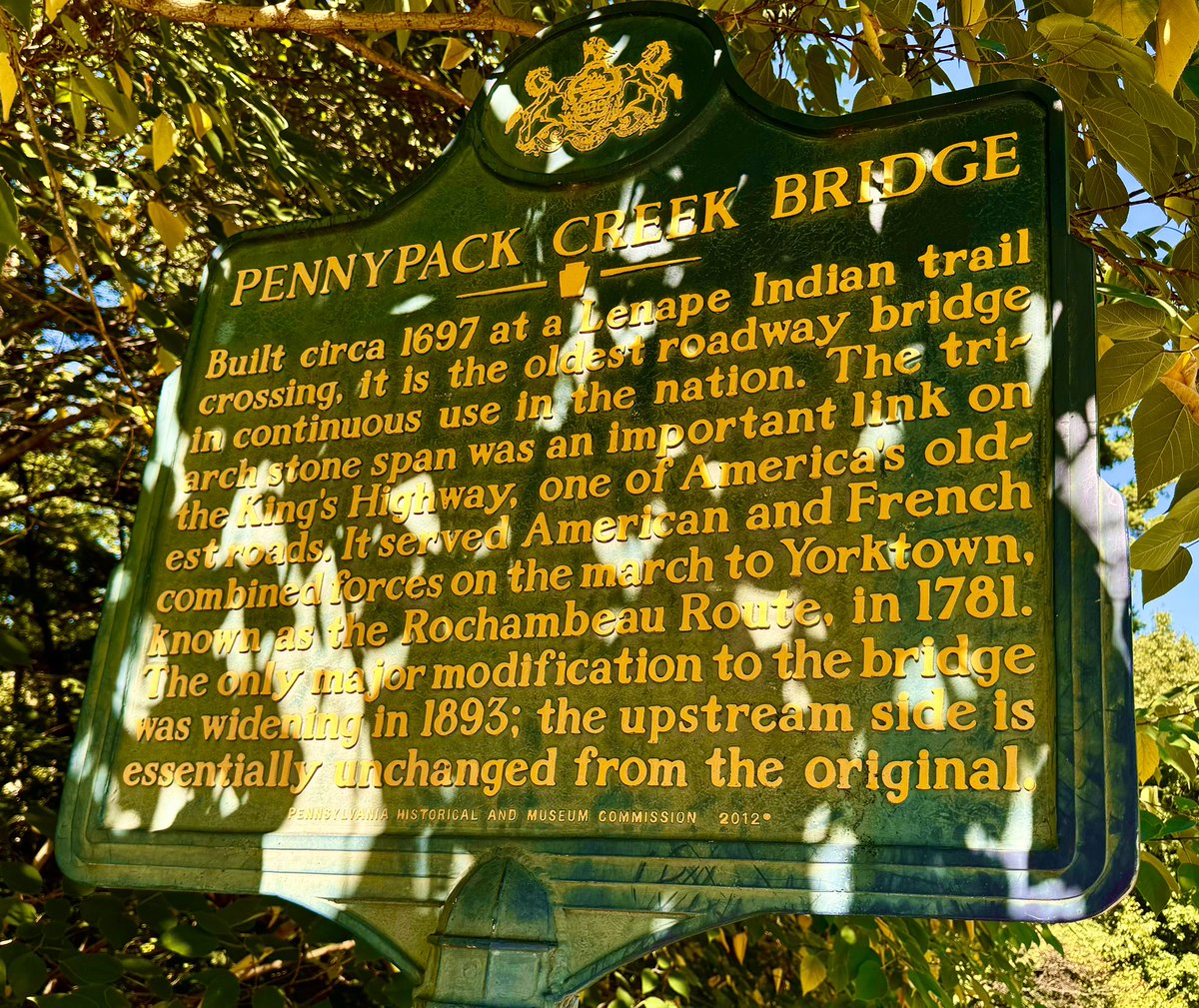 One last thing about Pennypack and Northeast Philly: The oldest roadway bridge in continuous use in the US can be found at King’s Highway (Frankfort Avenue).