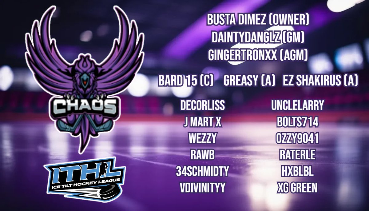 Roster Reveal for NHL 25 <a href="/EASPORTSNHL/">EA SPORTS NHL</a> <a href="/IceTiltHL/">ITHL</a>