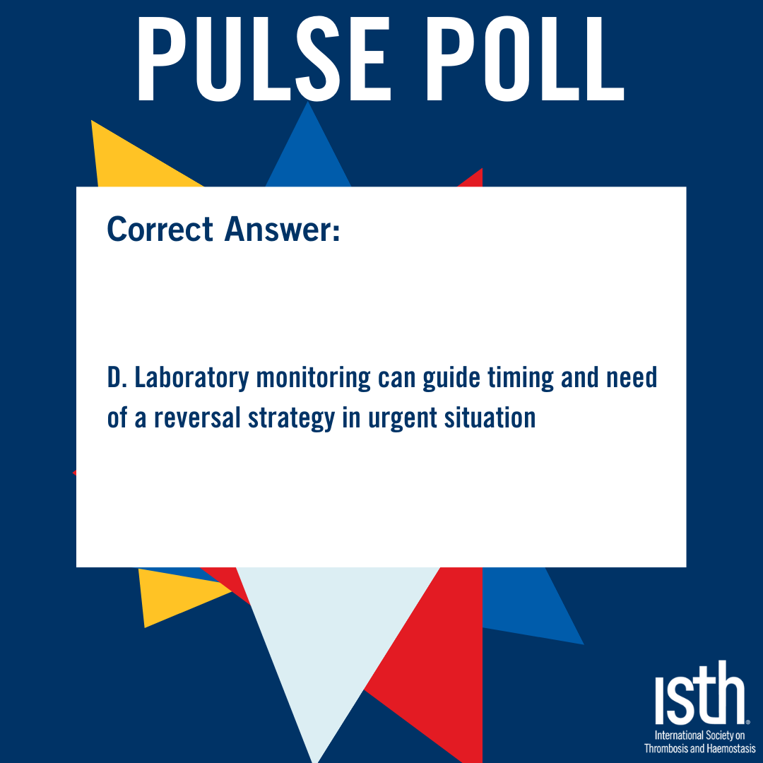 isth's tweet photo. Swipe to reveal the correct answer to this poll! 🎉 Want to dive deeper? Join us for our upcoming webinar, “Monitoring and Reversal for Factor Xa Inhibitors,” to learn more. Register now: https://t.co/UWbAAINToJ. #HealthcareWebinar #FactorXa #VTEAwareness https://t.co/nLLPlqPxpH