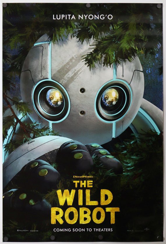 markofamaestro's tweet photo. Just saw The Wild Robot this evening, and it was so good! Stellar animation, excellent characters, and a truly touching and inspirational storyline.

#movie #moviereview #firstimpressions #animation #animatedmovie #thewildrobot #thewildrobotmovie #dreamworks https://t.co/nWJ8tcZWQp