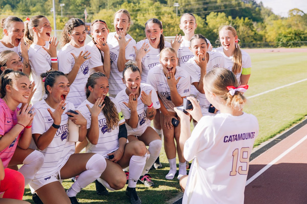 catamountsoccer's tweet photo. Put a RING on it💍! Today we celebrated our 2023 SOCON championship team! 

#CatamountCountry https://t.co/vJvXgWdB7w