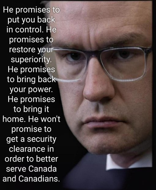 vaxxednotwaxxed's tweet photo. @DaIeJohnson #PierrePoilievreIsUnelectable
#PutinOwnsPierre
#Trudeau2025 https://t.co/KmrvXGgUw6