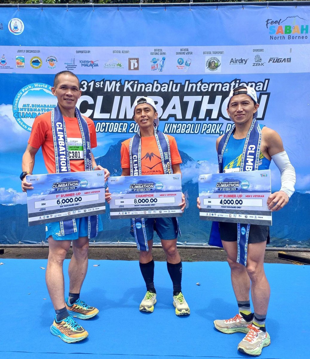 TAHNIAH kepada juara Mt Kinabalu International Climbathon 2024!#pelaridenai