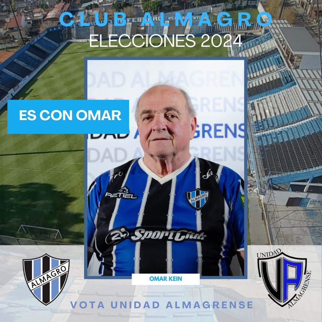 Somos mas que una lista, somos un grupo grande bien hinchas de Almagro. Somos socios que seguimos pensando que otro Club es posible.

Es con Agustin, Lucas y Omar.
Esta vez es con Mauro.
#UnidadAlmagrense #UA2024