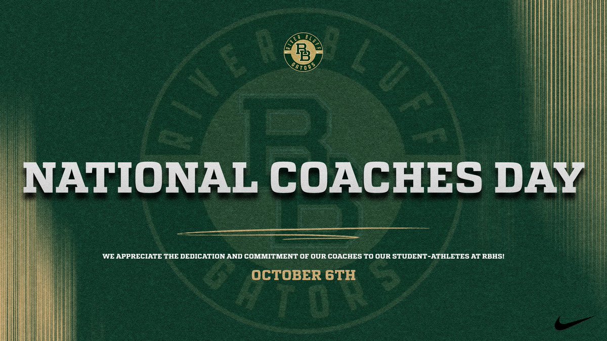 Gator_Athletics's tweet photo. National Coaches Day!
We appreciate the dedication & commitment of our coaches to our RBHS student-athletes! We have over 125 coaches across our athletic programs! Today, we celebrate these incredible mentors who inspire, motivate, & shape our student-athletes on a daily basis! https://t.co/226k6ieurP